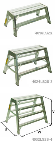 Heavy Duty Aluminum Long Non-Folding Stands